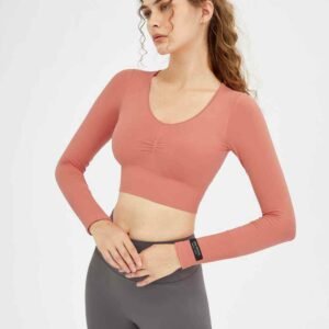 v bo'yinli yoga tepasi RUXI